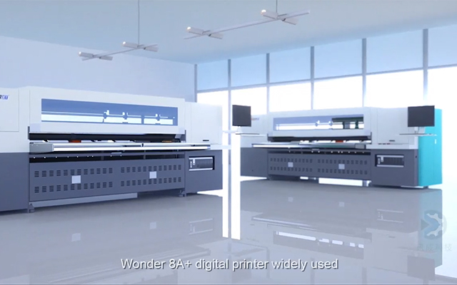 WD250-8A+ Multi pass digital printer