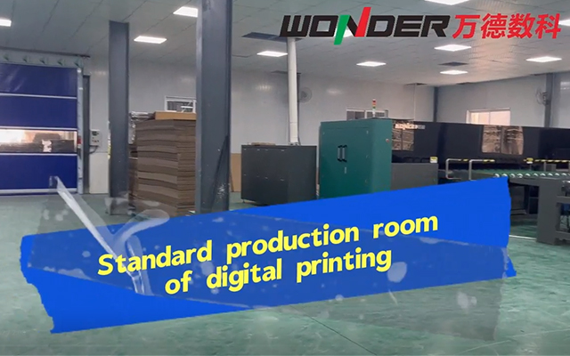 Standard prodcution room od digital printing